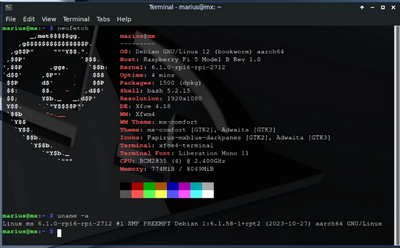 MX Linux Raspberry Pi Edition